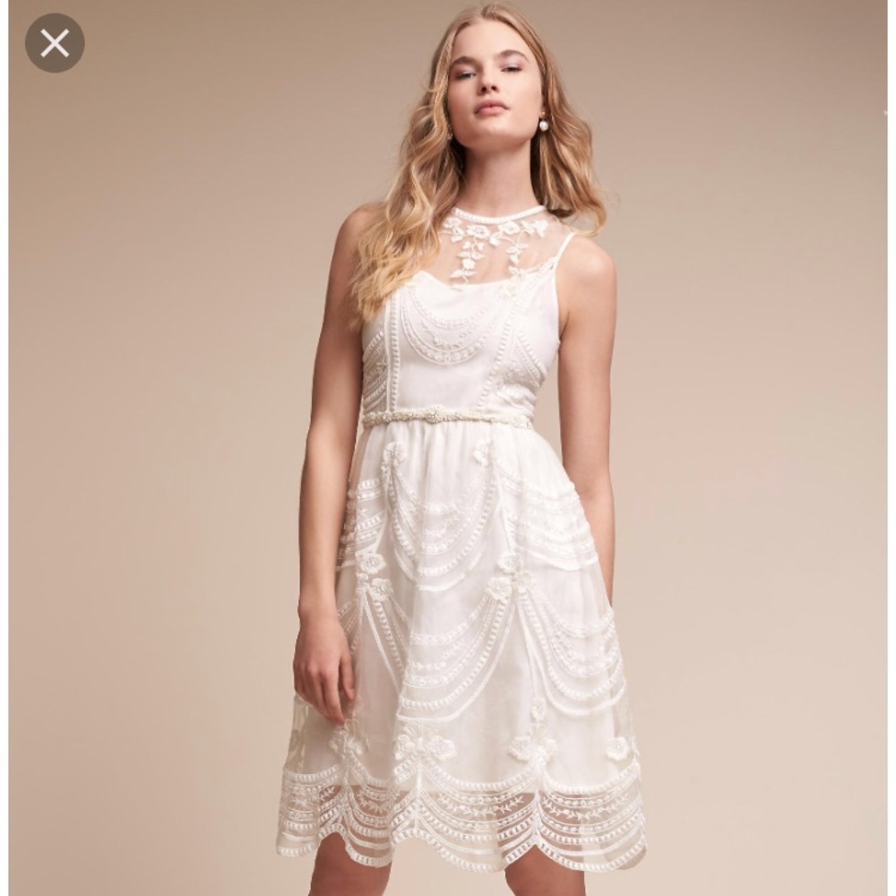 BHLDN Anessa dress NWT sz 6 Ivory